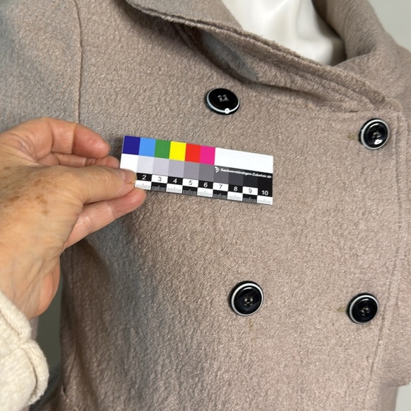 Mystère ruffle Fitted Jacket size medium EUC - Picture 3 of 11